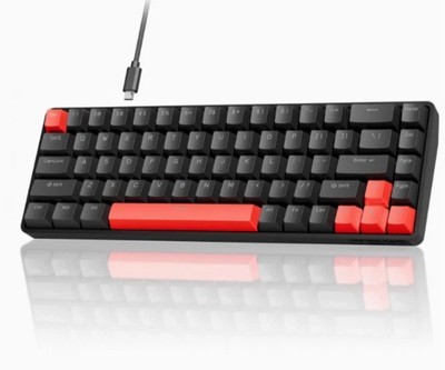 NEW NO BOX TMKB T68-C HE 60% Mechanical Gaming Keyboard