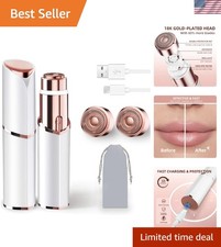 Facial Hair Removal for Women, Electric Rechargeable Painless Hair Remover fo...