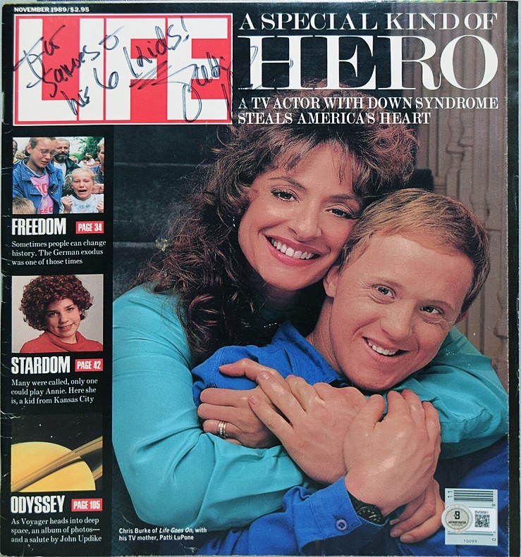 1989 -LIFE GOES ON- PATTI LUPONE BECKETT Signed/Autograph/Auto TV LIFE Magazine