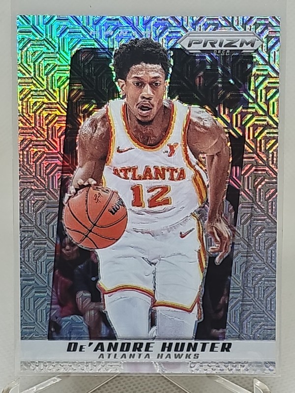 2024-25 Panini Prizm Deca DE'ANDRE HUNTER #97 Mojo Prizm #'d /25 HAWKS 