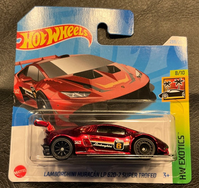 hot wheels   super treasure hunt   Lamborghini Huracan LP 620 Short Card