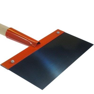 Stoßscharre 30 cm mit Stiel 1200 x 35 mm Eisstößer Eiskratzer Schaber Eisscharre