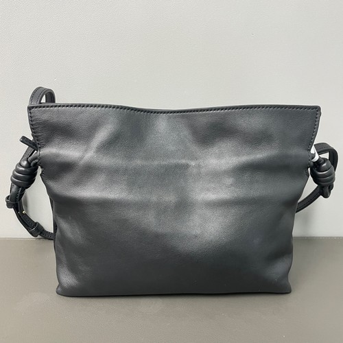 LOEWE Flamenco Mini Black Soft Calfskin Leather Crossbody Shoulder Bag Duty Paid