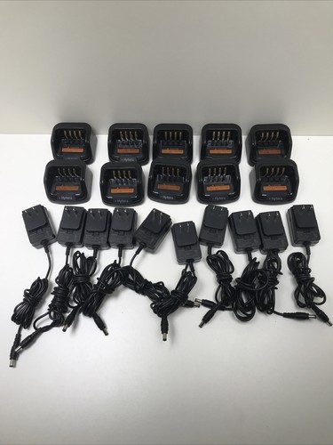 10 Hytera Rapid Chargers CH10A07-PS1014 PD702 PD782 PD502 PD792 PD782G PD562G
