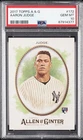 2017 TOPPS ALLEN & GINTER #172 AARON JUDGE ROKIE RC PSA 10