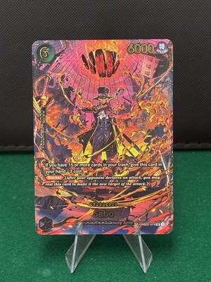 Bandai One Piece Card Game Sabo PRB02-014 SP Special Alt Art Foil 6000
