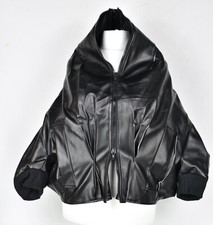 Creare 'ele' Vegan Leather Choppy Crop Jacket Size M/l