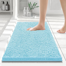 Luxury Chenille Bathroom Rugs 24X16, Extra Soft and Absorbent Shaggy Bath Mat, M