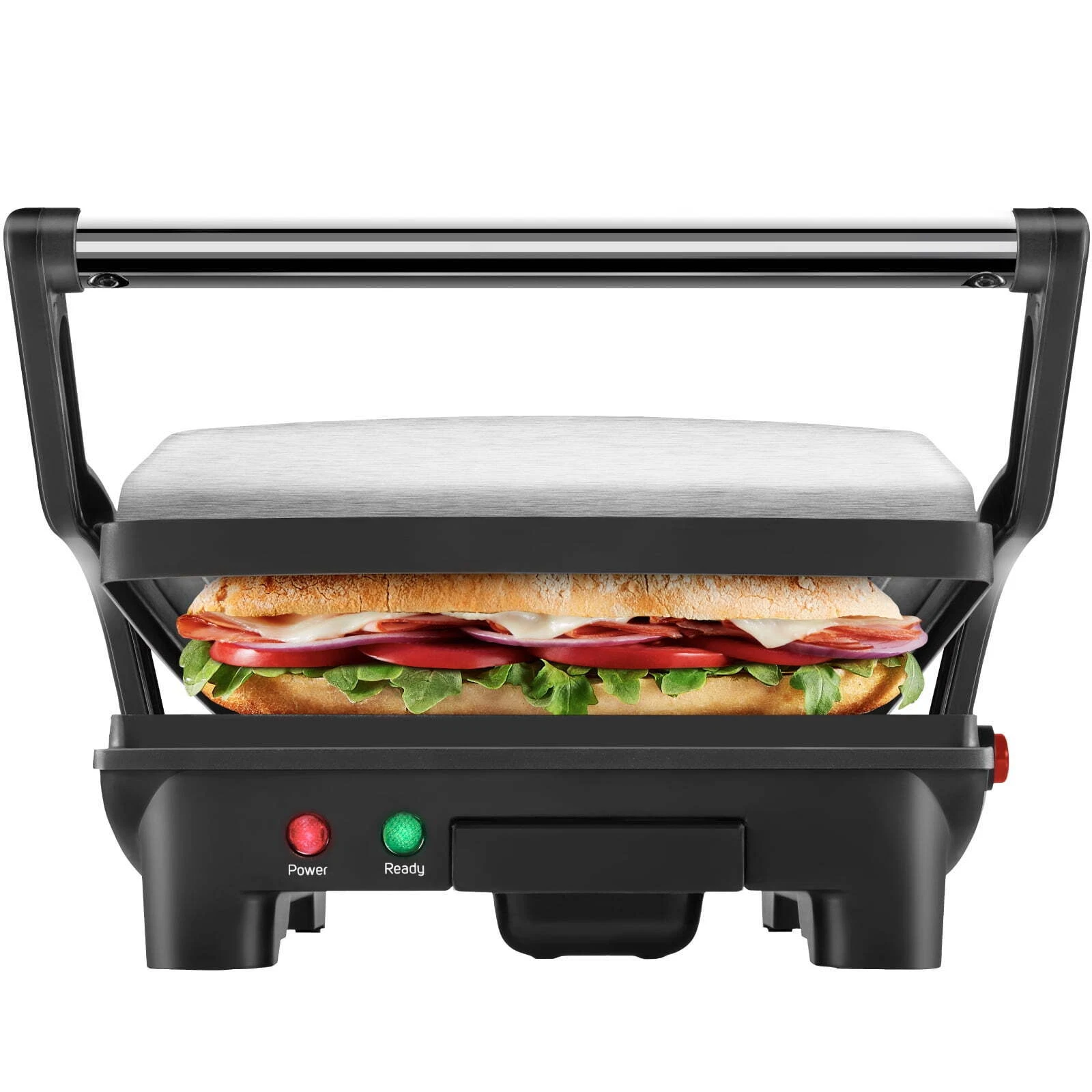 3-in-1 Electric Indoor Panini Press & Grill 4-Slice Sandwich Press Grilling Home
Opens in a new wind