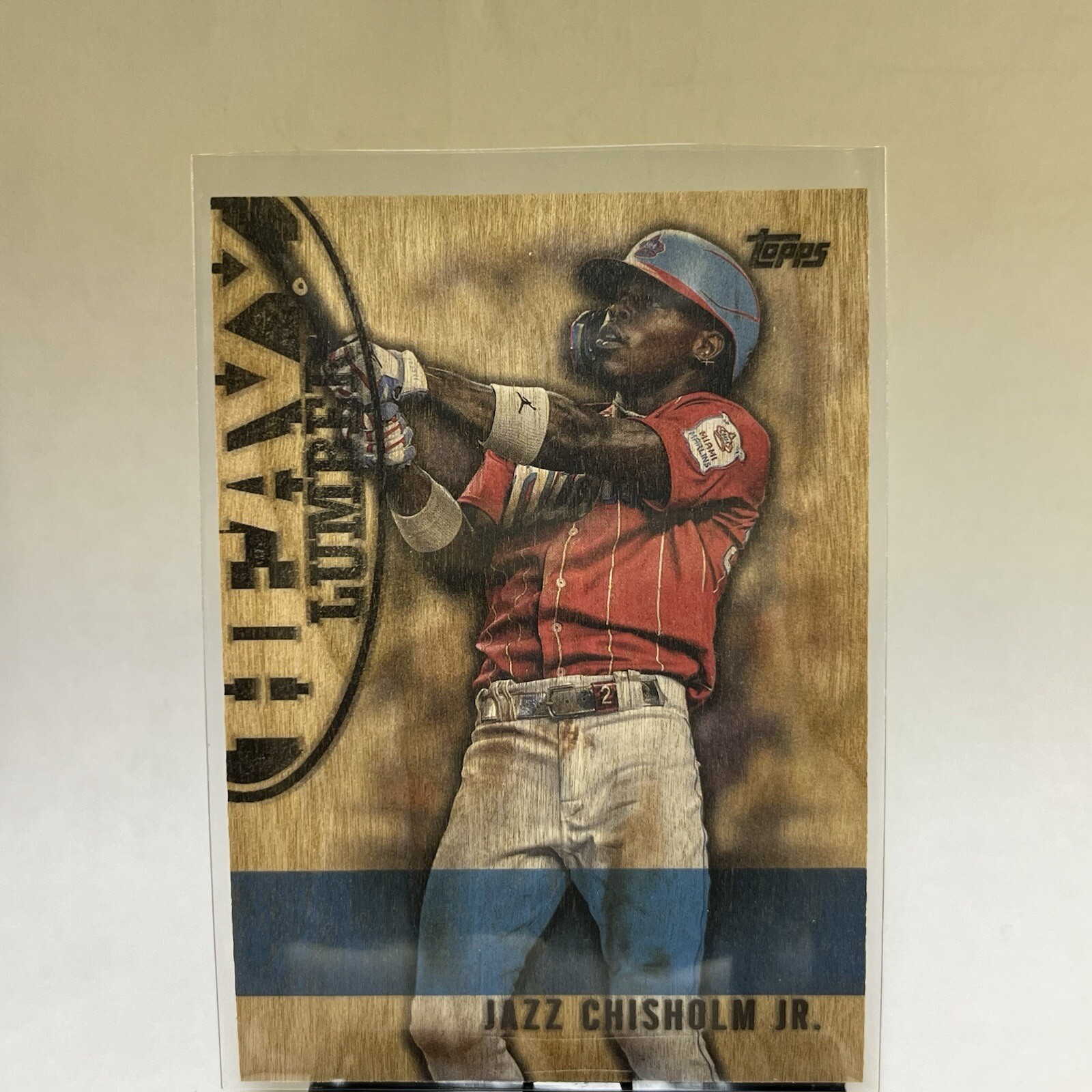 2024 Topps Series 1 - Heavy Lumber #HL-13 Jazz Chisholm SPECIAL INSERT Marlins