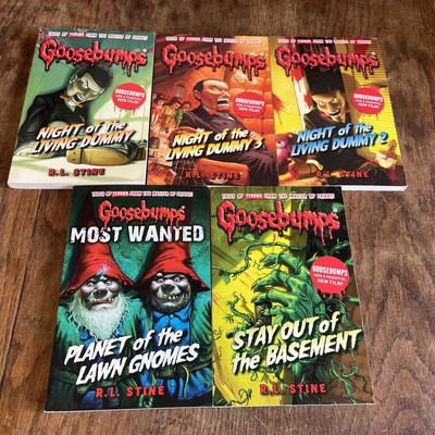 Gänsehaut Bücher x 5 2015-17 Serie Night Of Living Dummy 1,2,3 Planet Stay Sehr guter Zustand