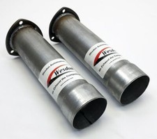 Header Collectors 2.50 Inch Flange To 2.50 Inch Od Steel Pair Of Wesdon Collecto