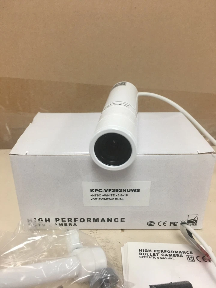 KT&C KPC-VF292NUWS 750TVL Indoor/Outdoor Mini Bullet Camera, 3.5-16mm - Image 4 of 4