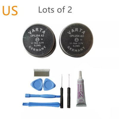 (2)VARTA CP1254 A3 3.7V Battery For Sony WF-1000X WF-SP700N WF-SP900 Headphones