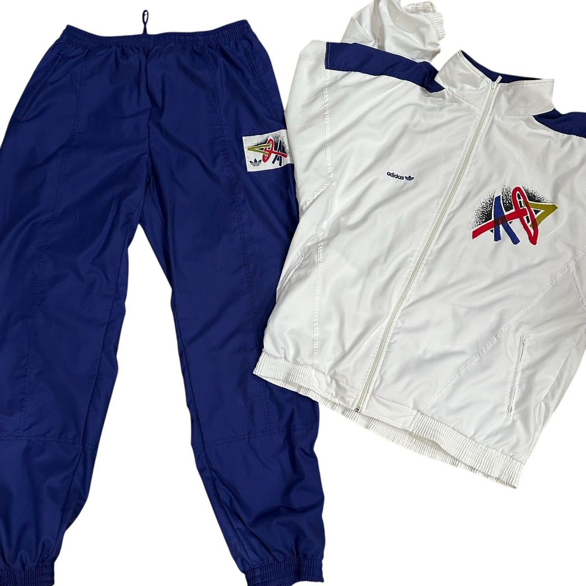 STEFAN EDBERG ADIDAS TENNIS WARMUP 1980S VINTAGE JACKET Pants MENS
