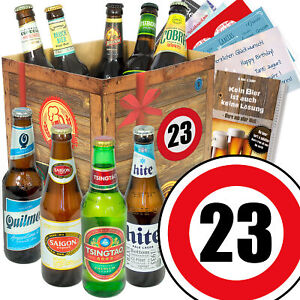 Geschenke 23 Geburtstag Bierset Geschenk Welt Geschenk Box Fur Ihn Ebay