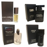 Mens Aftershave Miniature Mini Gift Travel X4 Armani Cartier The One Lagerfeld Mens Aftershave Miniature Mini Gift Travel X4 Armani Cartier The One Lagerfeld
