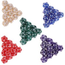 10Pc Twenty Sided Dice D20 Die Table Game Toys for 