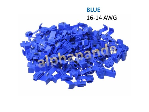 100x Quick Wire Splice Connector Assortment No Strip Wiring Connections 22-10AWG - Picture 5 of 9