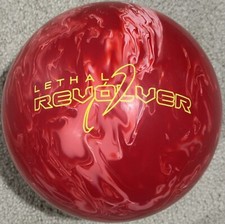 Vintage Brunswick Lethal Revolver 16 lb Bowling ball New in Original Box