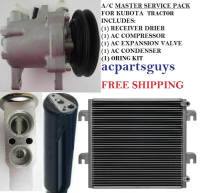 New Compressor Master Service Kit for Kubota M7060 Tractor RD451-93900 SV07E 