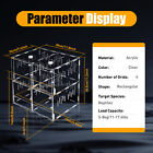 Acrylic 4 Grids Large Tank Cage Reptile Pet Enclosure Lizard Spider Snake Tank