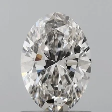 2.50 Ct Certified CVD Diamond Oval H Color  VS 1 Clarity Diamond