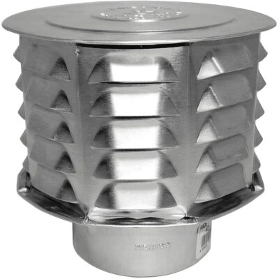Ameri-Vent 6'' Cap Universal Vent Type B Gas Vent Cap Listed 733 G ~ 6CWHD 