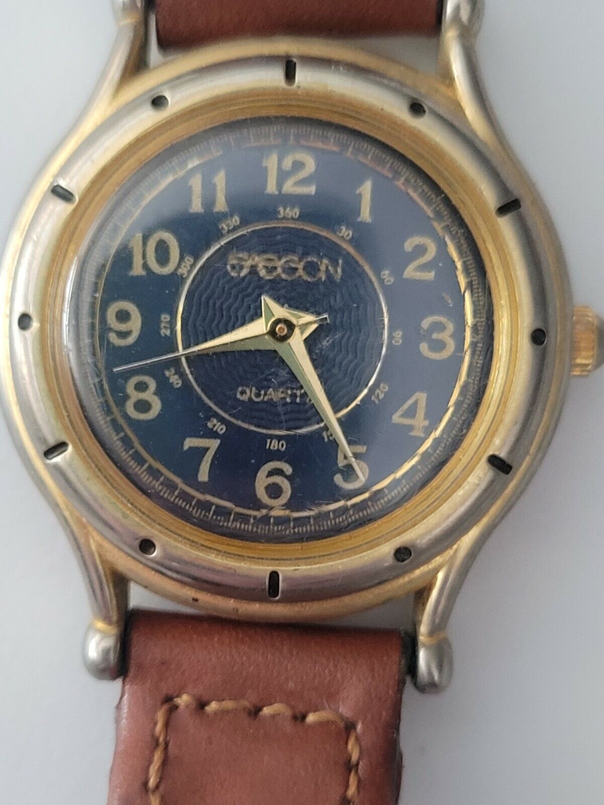 Sasson Quartz Unisex Watch#134. Needs Battery. Band Is Worn.Sold As Is.