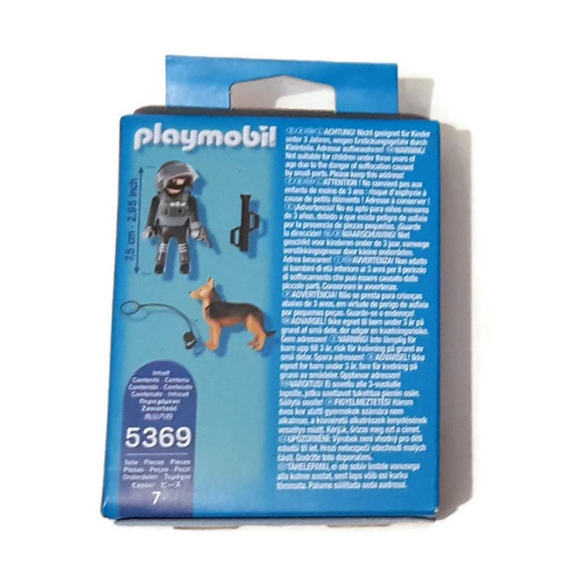 playmobil tactical police dog unit