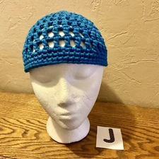 Adult Teens Unisex   Summer Crochet Beanie  Handmade USA  Openwork Lightweight