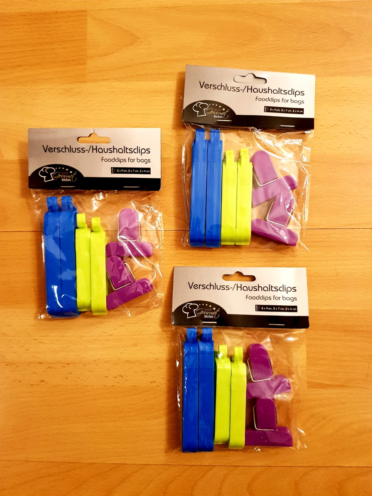 INGJIA Tütenclips 10 Stück - Praktische Verschlussklammern Für Küche & Vorrat | Bunte Beutelverschlüsse