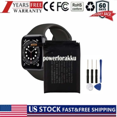 Smart Watch Battery A2327 for Appl e Watch Series 6 44mm (GPS Version) 3.85V USA