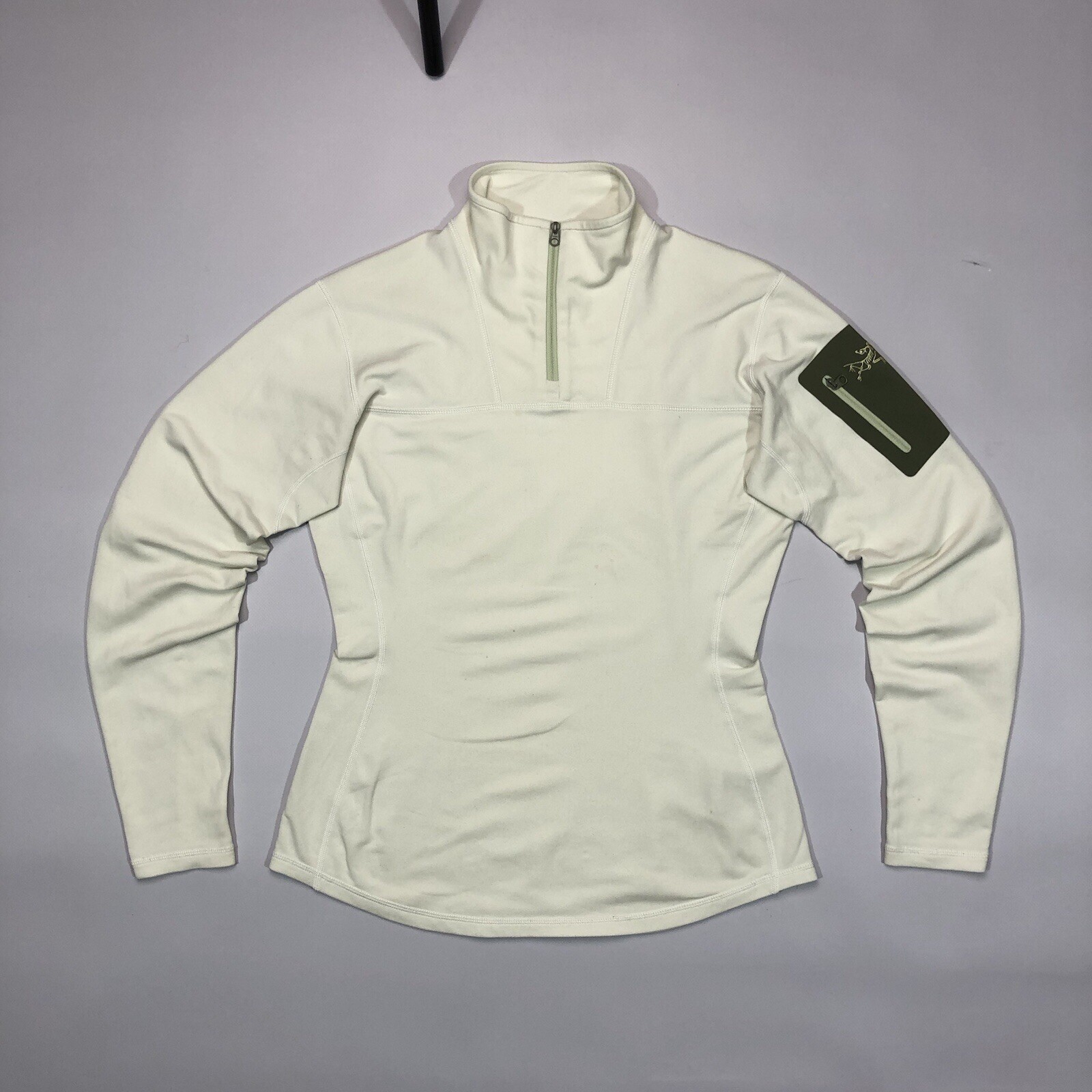Vintage Arcteryx Beige 1/4 Zip Fleece Women’s Medium Size M