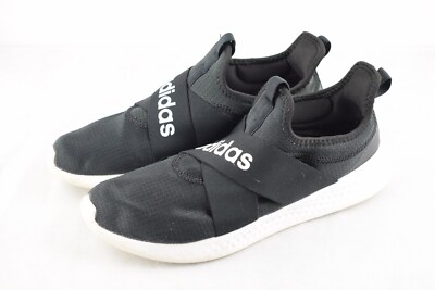 Adidas Puremotion schwarz weiß EU 42 2/3 US Women's 10 Slip on Sneaker FX7326