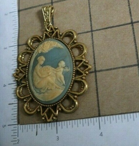 Handcrafted Gothic Victorian Vintage Cameo Necklace Pendant or Brooch Jewelry - Picture 90 of 116