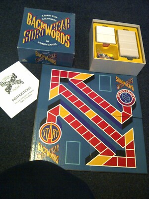 Vintage1988 Backwords Board Game - A Giant Step Backwards in Board Games