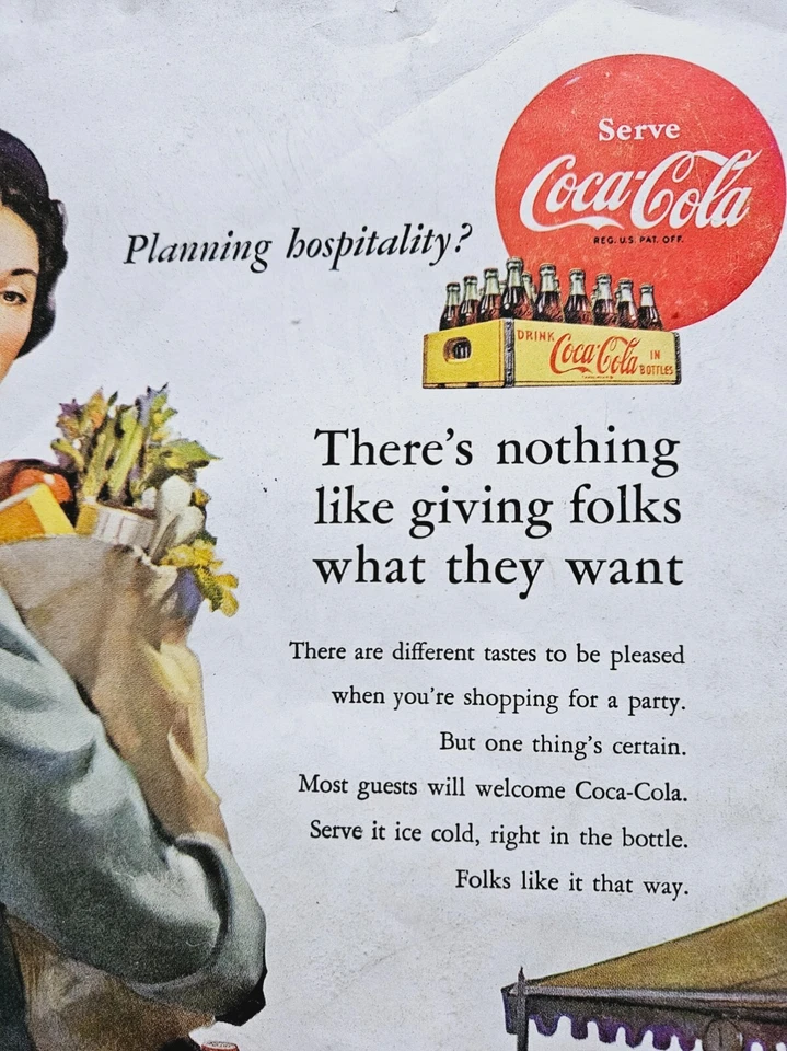 Coca Cola Bottling Company Old Magazine advertisement pic 16 x 12" modern frame - Image 2 of 4