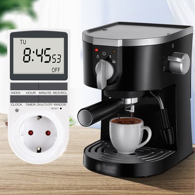 LCD Screen Digital Timer Socket Power Programmable Timing Plug Socket Switch