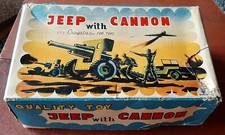 Vintage 1960s Cragstan Jeep with Cannon 20505 Japan BOX ONLY, NO TOY