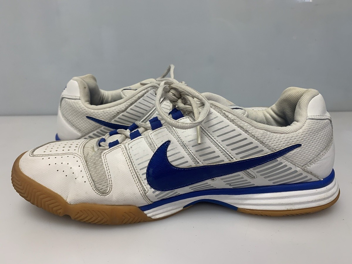 Nike Multicourt 9 Men's US 14 White Black Athletic Shoes 366625-141 White/ Blue Nike Multicourt 9 Men's US 14 White Black Athletic Shoes 366625-141 White/ Blue