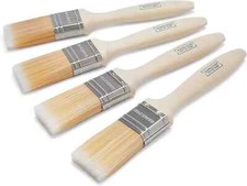 Hamilton Flat Paint Brushes Fine Tip Brush Set of 4 - 1.5"