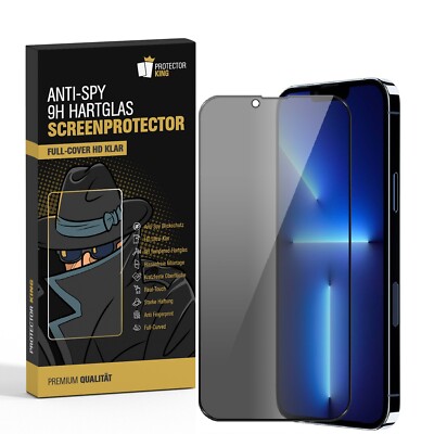 2x 9H Panzerschutzglas für iPhone 13 Mini FULL COVER ANTI-SPY Privacy HD KLAR
