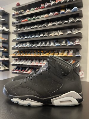 Size 12 - Air Jordan 6 Retro Chrome Black Suede (DX2836-001)