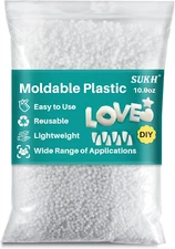 Sukh 10.9Oz Moldable Plastic Pellets - Thermoplastic Beads Polymorph Plastic Mel
