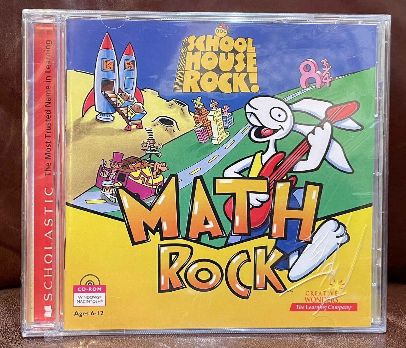 SCHOOL HOUSE ROCK! Math Rock CD New & Sealed WINDOWS MAC Learning Scholastic