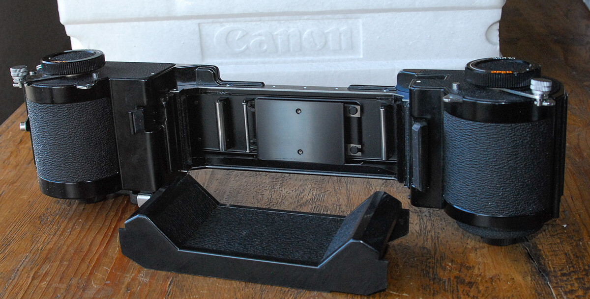 Canon 250 Exposure Back for F-1 Film Chamber in box with manual EXC++ RARE F1