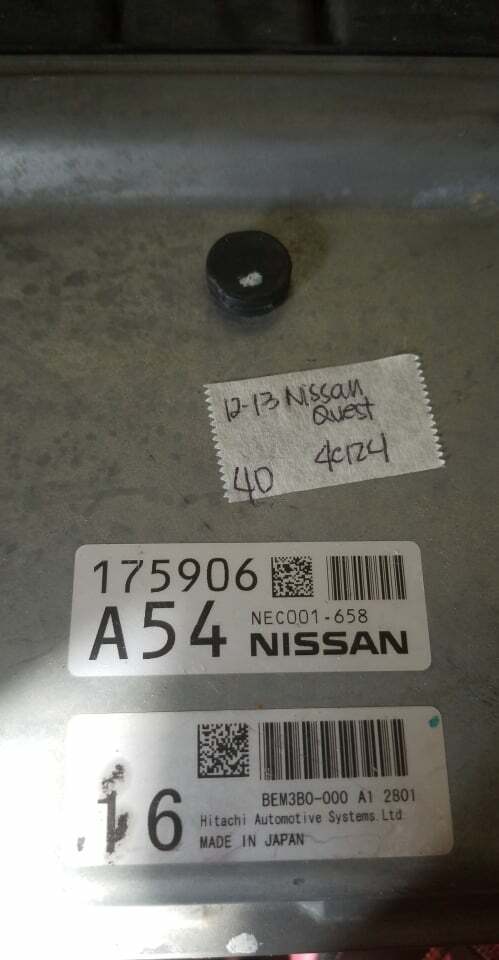 NEC001-658 2012-2013 Nissan Quest ecm ecu computer | eBay