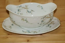Haviland Schleiger 667c Gravy Boat or Sauce Bowl with Underplate, 81/4"