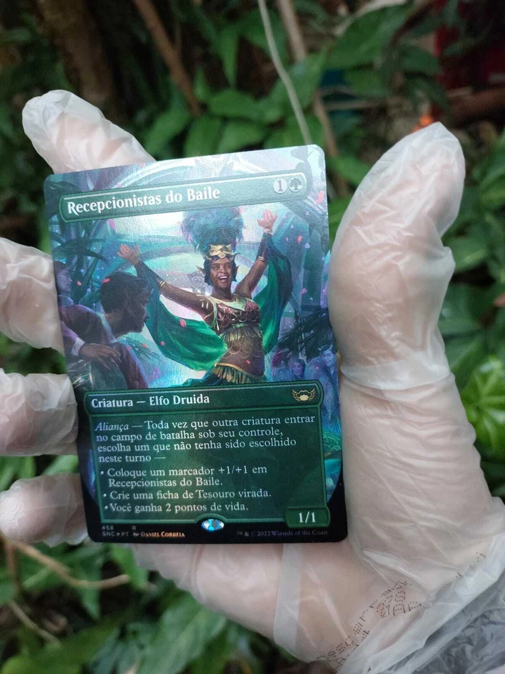 Gala Greeters Foil PT Portuguese RARE MTG #458 Streets of New Capenna NM - Image 2 of 4